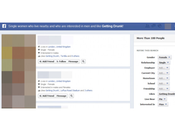 Der Blogger Tom Scott führte einige interessante Experimente mit Graph Search durch.