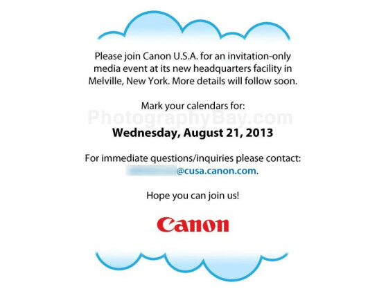 Canon USA lädt zur Pressekonferenz im August. Gleichzeitig wird das Update mehrerer Kamera-Serien erwartet.