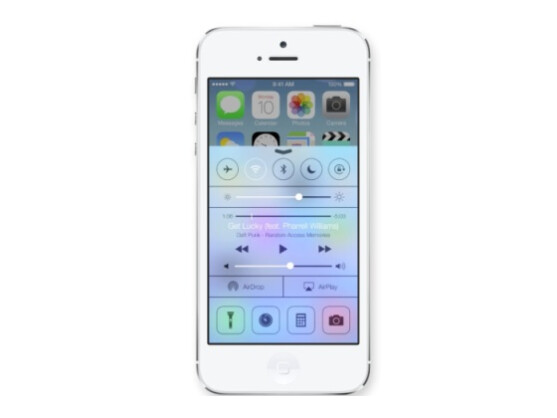 Das Control Center gibt dem Nutzer einen schnellen Zugriff auf häufig benutzte Funktionen.