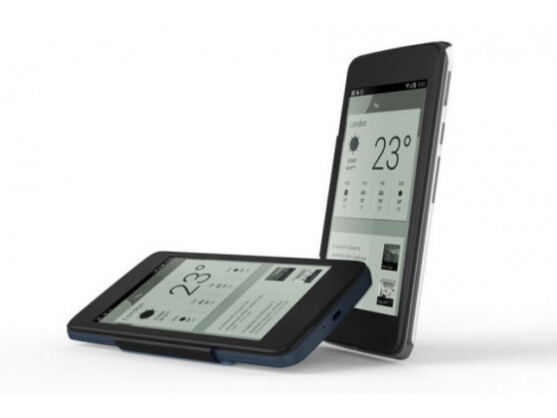 Mit einem Cover wird das Alcatel One Touch Hero zu einem E-Reader.