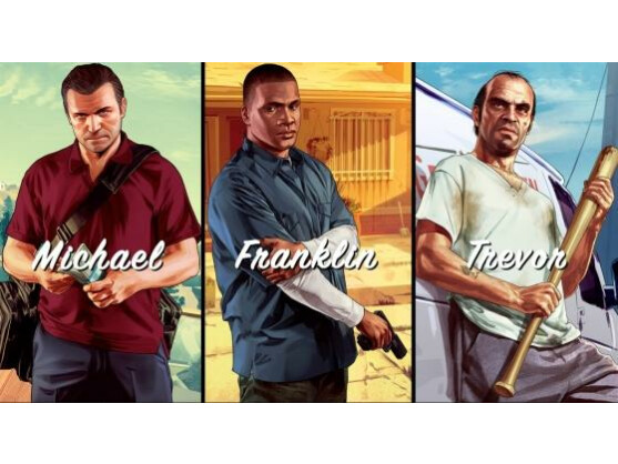Die drei Helden von GTA V.