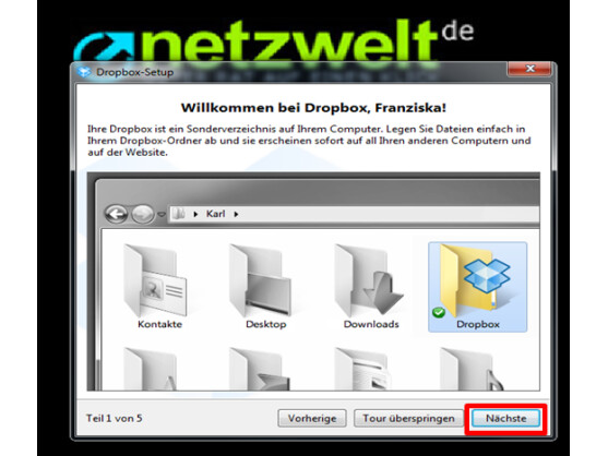 Vorstellung von Dropbox