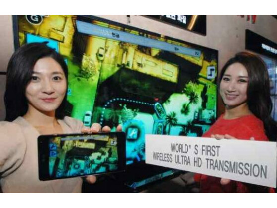 Im Echtzeit auf das Ultra HD-Display:Auf dem MWC zeigt LG eine neue Streaming-Technologie.