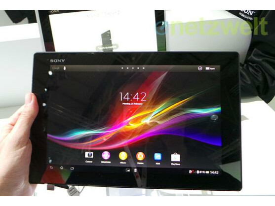 Edel-Tablet von Sony: Xperia Tablet Z.