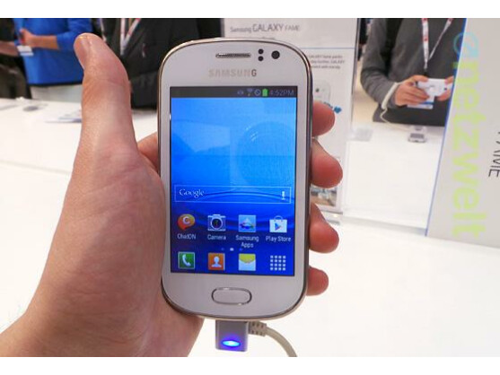 Einsteiger-Gerät mit Jelly Bean: Das Samsung Galaxy Fame.