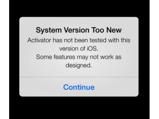 Erfolgreich installiert unter iOS 7: die Jailbreak-App Activator.