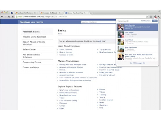 Facebook Notifications