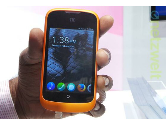 Mit Firefox OS: Das ZTE Open.