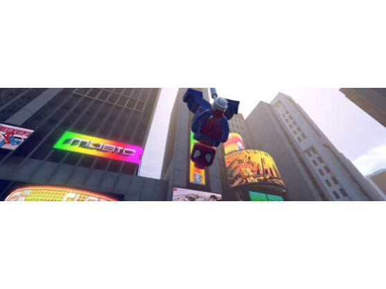 Im freien Spiel kann man mit Charakteren wie Spiderman oder Iron man besonders hoch hinaus.