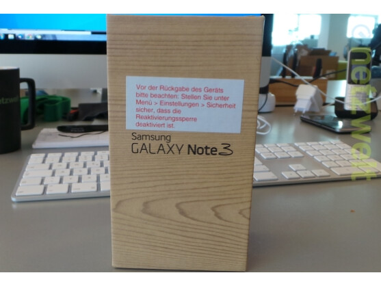Hinter der Reaktivierungssperre des Note 3 verbirgt sich ein Diebstahlschutz.
