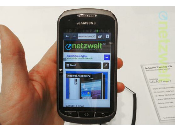 Das Galaxy Xcover ist ein robustes Samsung-Smartphone.
