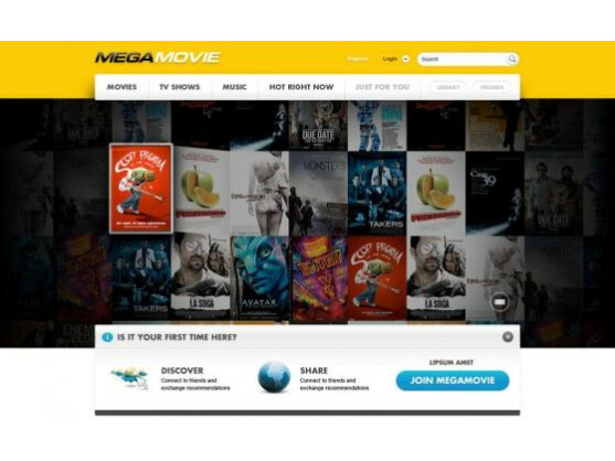Gleichzeitig zum Start von Mega twitterte Kim Dotcom einen Screenshot von Mega Movie.