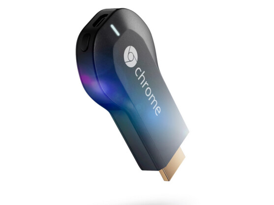 Google streamt mit dem Chromecast Smartphone-,Tablet- und Webinhalte auf den Fernseher.