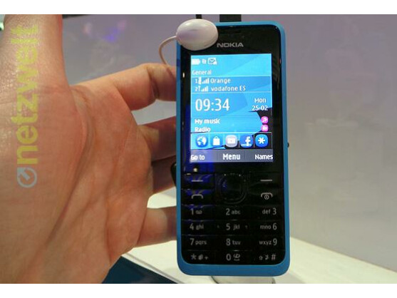 Hilft beim Selbstpotrait: Das Nokia 301.