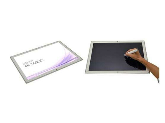 Ideal zur Anzeige von Zeitungen und Magazinen: das 4K-Tablet von Panasonic.
