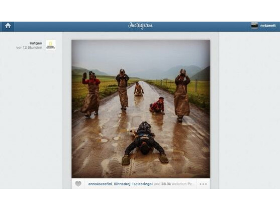 Der Instagram-Newsfeed lässt sich nun auch am Desktop-Rechner einsehen.