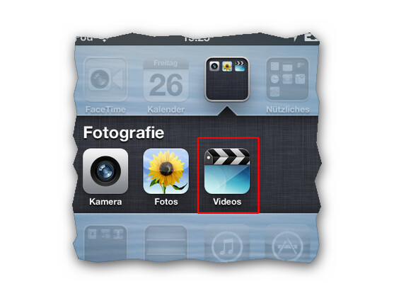 App auf dem iOS-Gerät aufrufen