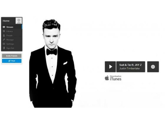 Justin Timberlake rührt auf und für MySpace ordentlich die Werbetrommel.