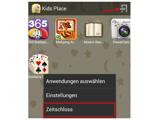 Kids Place beenden