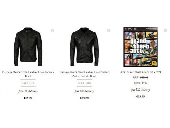 Eine Kunstlederjacke inklusive GTA 5 ist bei The Hut erhältlich.
