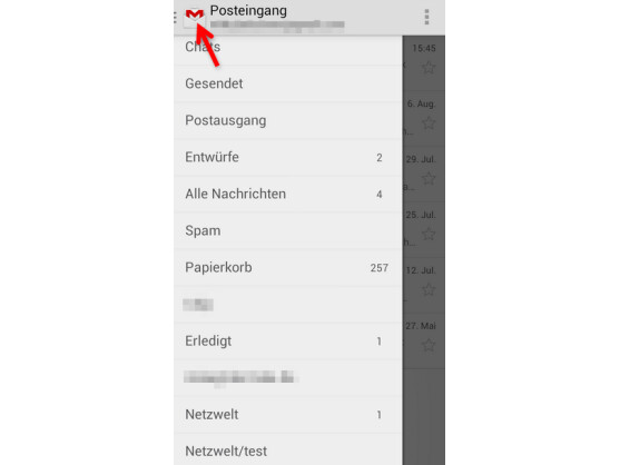 Labels aufrufen.