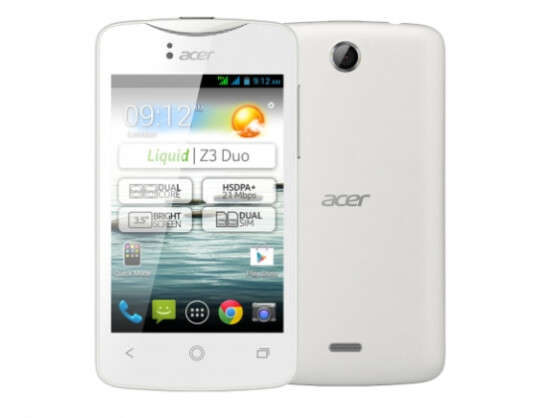 Das Liquid Z3 wird es auch als Dual-SIM-Variante geben.