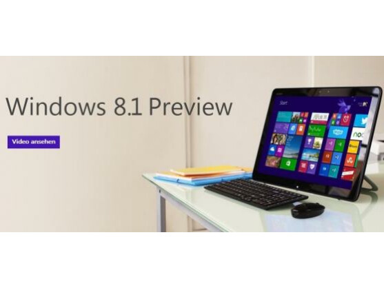Microsoft hat eine erste Preview von Windows 8.1 Online gestellt.