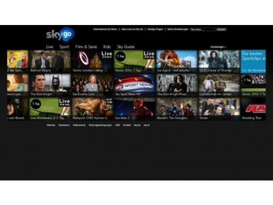 Mobiles Bezahlfernsehen Sky Go: Bundesliga-Empfang ist jetzt auch von unterwegs via Mobilfunk möglich.