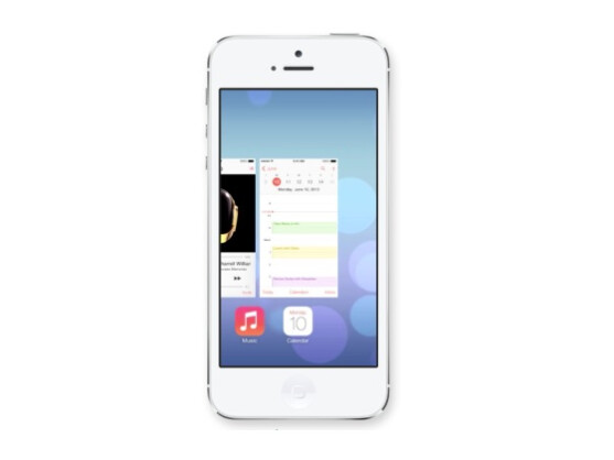 Das Multitaskingerlebnis in iOS 7 wurde verbessert.