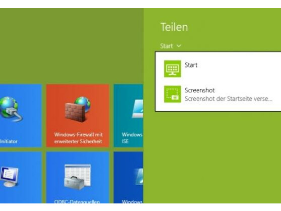 Die neue Screenshot-Funktion versteckt sich am rechten Rand.