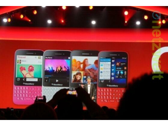 Eine der Neuheiten auf der BlackBerry Live-Keynote das BlackBerry Q5.