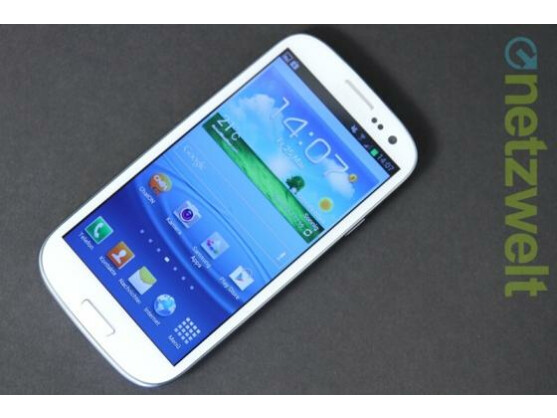 Das Objekt der Begierde: Ein Samsung Galaxy S3.