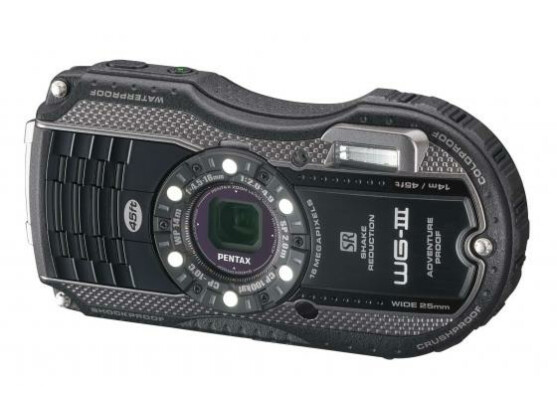 Die Pentax WG-3 gibt es wahlweise auch mit einem GPS-Modul.