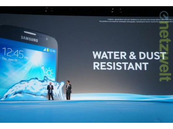 Samsung stellte in London mit dem S4 Active eine robuste Galaxy S4-Variante vor.