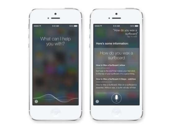 Siri spricht in iOS 7 auf Wunsch auch mit einer männlichen Stimme.