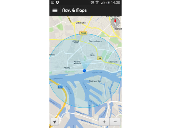 Das Besondere an GPS Navigation & Maps offline: Alle Funktionen nutzen Sie auch ohne bestehende Internetverbindung.