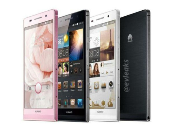 So soll es aussehen: Das Huawei Ascend P6.