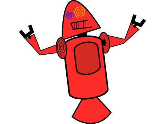 So sah der erste Entwurf für ein Android-Maskottchen aus.