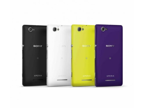 Das Sony Xperia M wird in vier Farben angeboten.