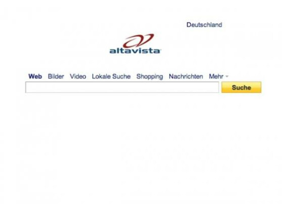 Suchmaschine Altavista: Am 8. Juli schaltet Yahoo den Dienst ab.