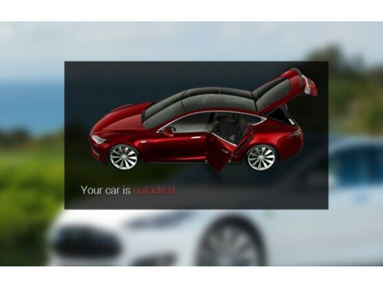 Mit einer neuen App für Google Glass lässt sich das Elektroauto Tesla Model S steuern.