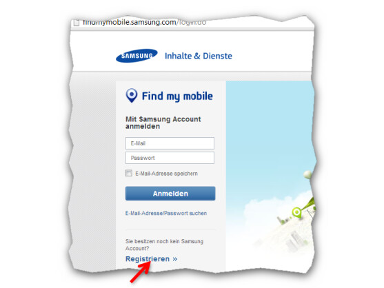 Webseite von SamsungDive.
