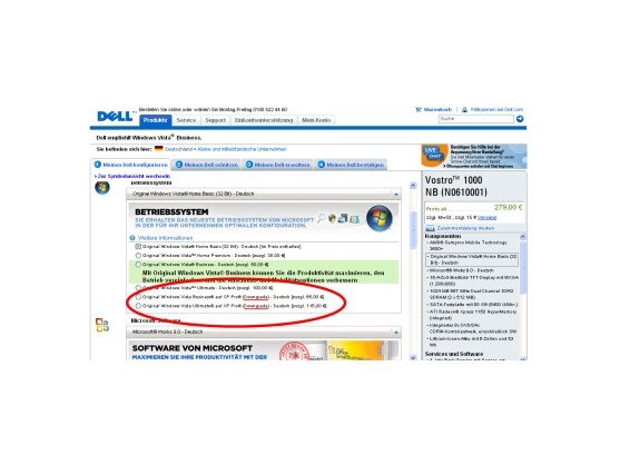 Bei Dell ist weniger mehr.