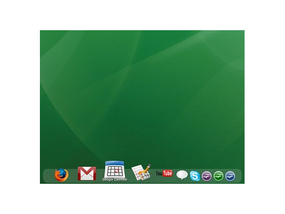 Dock mit Google-Diensten