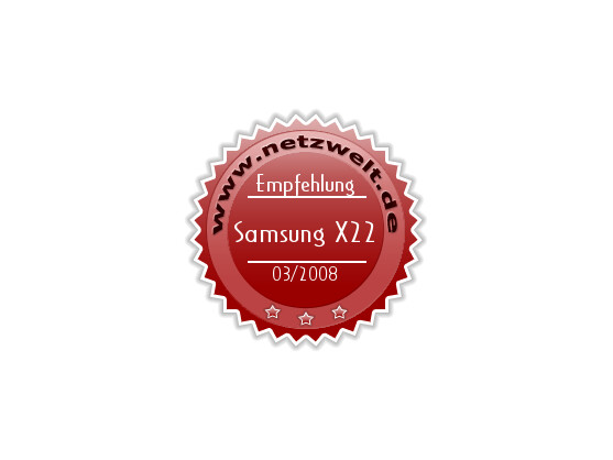 netzwelt Award Samsung X22
