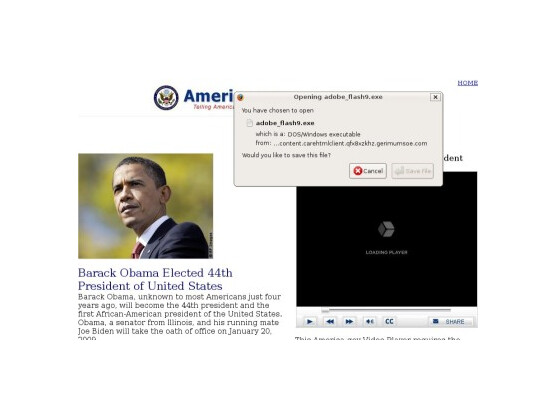 Spam-Versender locken mit angeblichen Obama-Videos.