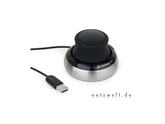Solide verarbeitet und edel designt: SpaceNavigator
