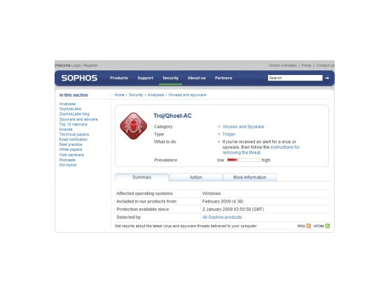 Troj/Qhost-VC: Torrent-Seiten blockieren gegen Downloads.
