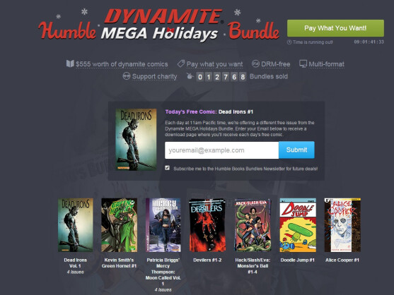 Im Humble Bundle sind ständig neue Spiele und Bücher im Angebot.