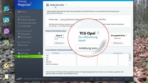 Über eine Verschlüsselung auf Hardwarebasis sind eure Daten besonders gut gesichert.
